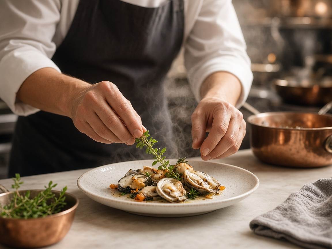 Dressage en cuisine chez BicuisineMar